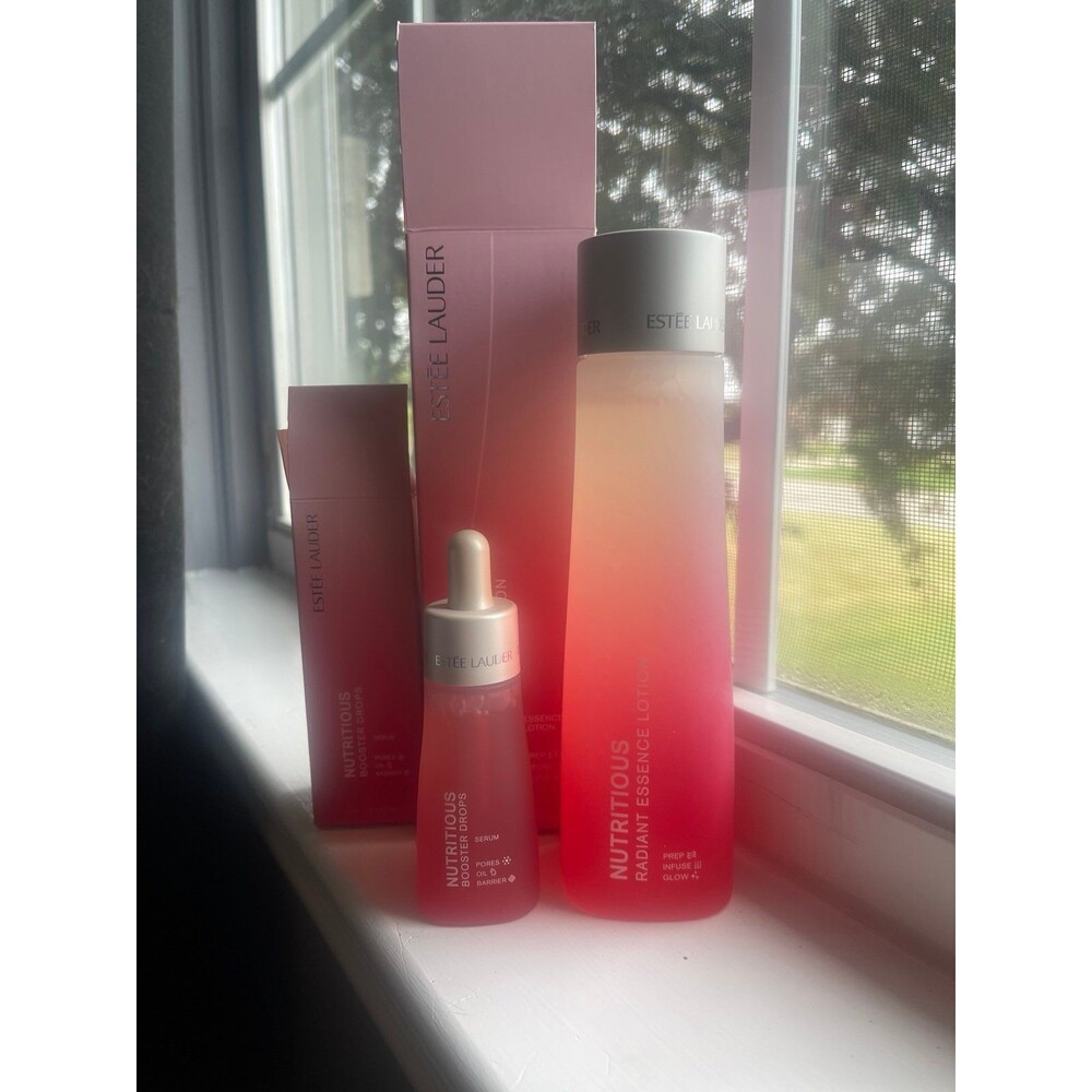 Estee Lauder Nutritious Radiant Essence Lotion & Booster Drops Set